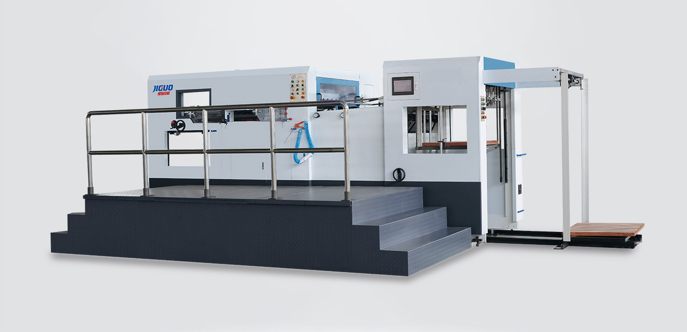 MY-1200E Automatic Die-cutting & Creasing Machine – TANGSHAN JIGUO PRINTING  MACHINERY CO., LTD