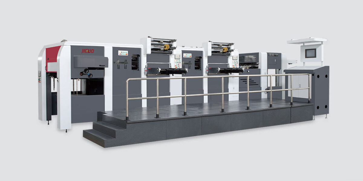 Automatic Foil Stamping & Hot Embossing & Die-cutting & Stripping Machine(Double press in one step)